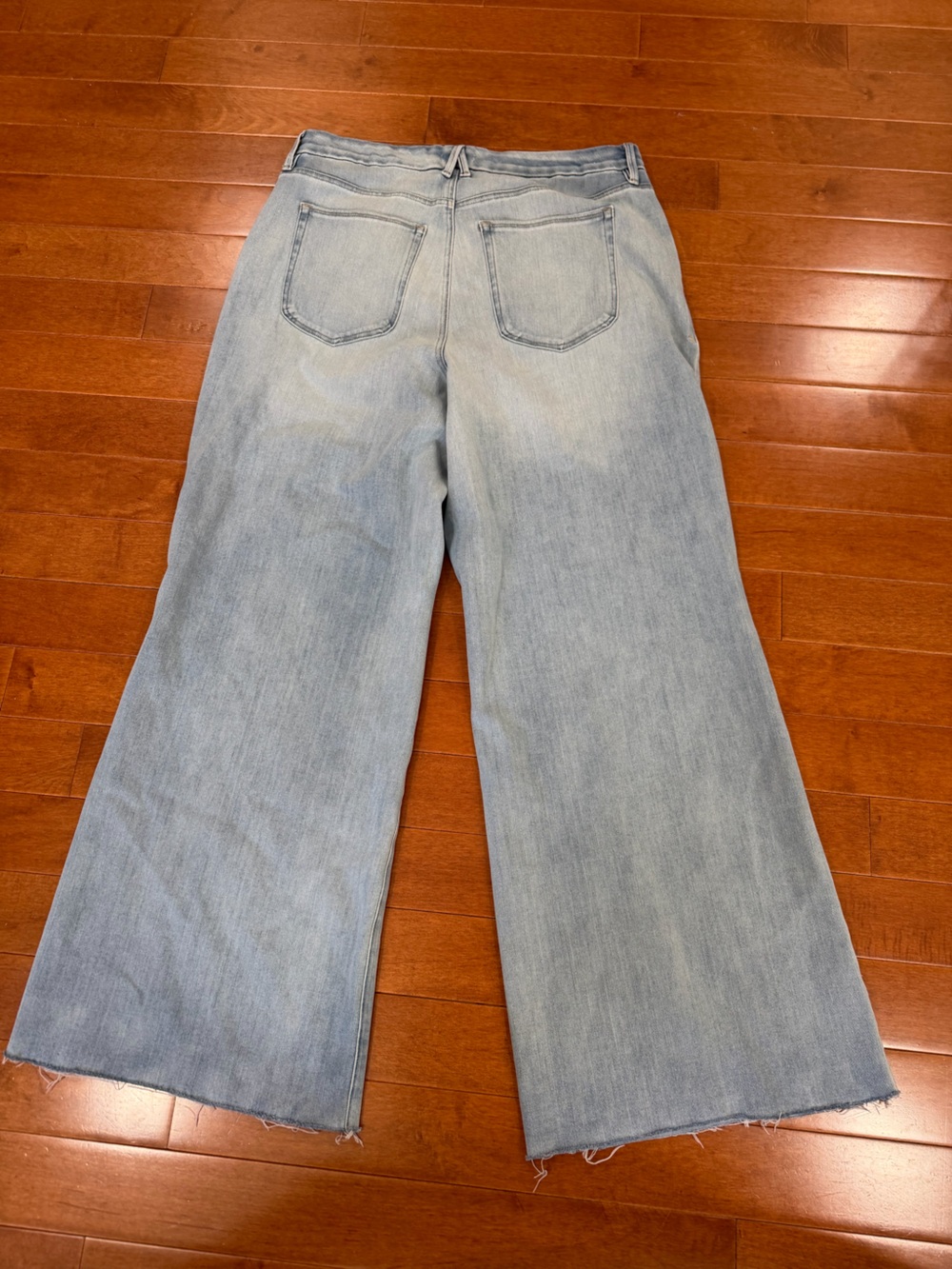 Good American GWPD10T Indigo1145 Good Waist Palazzo Wide Leg Jeans Sz. 20 - Picture 4 of 6
